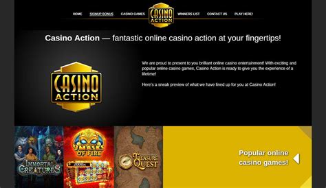 casino action log in